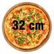 32 cm-es pizza