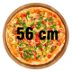 56 cm-es pizza